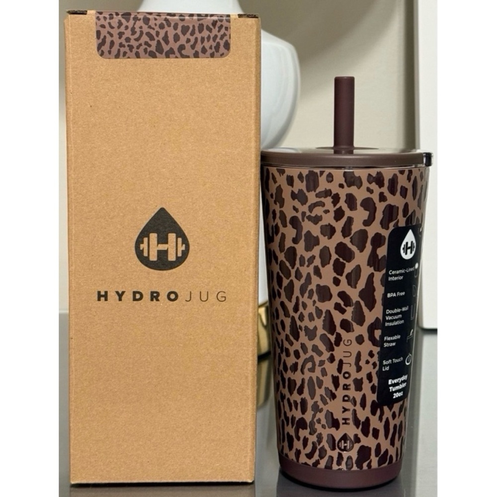 Hydrojug BROWN LEOPARD 20oz Everyday Tumbler